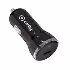 Immagine di Caricabatterie Nero CELLY RTGCC20W - 20W USB-C Car Charger READY TECH GO RTGCC20WBK