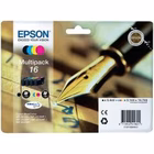 Immagine di Inkjet EPSON C13T16264022 nero+ciano+magenta+giallo 175+165x3 copie conf.4pz