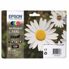 Immagine di Inkjet EPSON C13T18164022 n+c+m+g 470+450x3 copie conf. 4pz