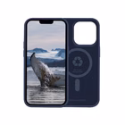 Immagine di Cover silicone Blu DBRAMANTE 1928 Monaco - Custodia per iPhone 14 Pro in Plastica Ri MO61PABL1646