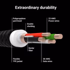 Immagine di Cable ray USB lightning white led