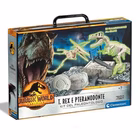 Immagine di Giochi scientifici CLEMENTONI Jurassic World 3 - Trex + Pteranodonte 19306