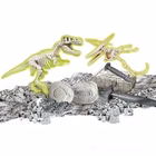 Immagine di Giochi scientifici CLEMENTONI Jurassic World 3 - Trex + Pteranodonte 19306