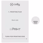 Immagine di Proteggi schermo pellicola protettiva pet CELLY PROPRINT - Pellicola personalizzabile il retro sma P