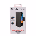 Immagine di Cover similpelle Nero CELLY WALLY - Samsung Galaxy Xcover 6 Pro/ Galaxy Xcover WALLY1031