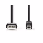 Immagine di Cavo USB a-b 2.0 nero 3 mt