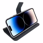 Immagine di Cover similpelle Nero CELLY WALLY - Apple iPhone 14 Pro WALLY1025