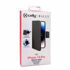 Immagine di Cover similpelle Nero CELLY WALLY - Apple iPhone 14 Pro WALLY1025