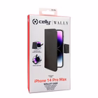 Immagine di Cover similpelle Nero CELLY WALLY - Apple iPhone 14 Pro Max WALLY1027