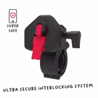 Immagine di Univ. bike holder 170x90mm black