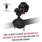 Immagine di Handlebar motorcycle holder black