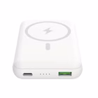Immagine di Power bank Bianco 10.000 mah CELLY MAGPB10000 - 15W Wireless Powerbank 10000 mAh MAGPB10000WH