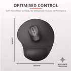 Immagine di Tappetino mouse ergonomico c/poggiapolsi in gel TRUST BigFoot