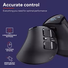 Immagine di Mouse verticale wireless ergonomico ricaricabile con display digitale TRUST VOXX