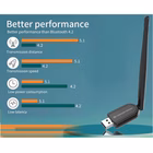 Immagine di Adattatore di rete CONCEPTRONIC ADATTATORE USB BLUETOOTH 5.1 100m con Antenna este ABBY07B