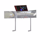 Immagine di Supporto aggiunto sopraelevato indipendente monitor quadruplo next level racing nlr-e038 elite free