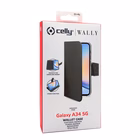 Immagine di Cover similpelle Nero CELLY WALLY - Samsung Galaxy A34 5G/ Galaxy A34 5G Enter WALLY1036