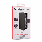 Immagine di Cover similpelle Nero CELLY WALLY - Xiaomi Redmi Note 12 Pro 5G/ Poco X5 Pro 5 WALLY1040