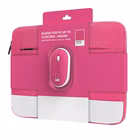 Immagine di Accessori notebook poliestere / pu Rosa PANTONE PANTONE - Sleeve up to 15.6'' + Mouse IT COLLECTI P