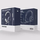 Immagine di Cuffie con filo sì 1 x jack 3,5mm Blu PANTONE PANTONE - Wired Headphones IT COLLECTION PT-WDH002N