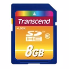 Immagine di Memory Card secure digital 8GB TRANSCEND TS8GSDHC10