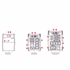 Immagine di Gruppo di continuità ABB UPS PowerValue 11LI Up 800 VA 4NWP100171R0001