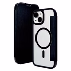 Immagine di Cover policarbonato Nero DBRAMANTE 1928 Helsinki MagSafe -iPhone 15 - Clear/black HE61CLBL1880