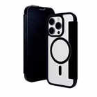 Immagine di Cover policarbonato Nero DBRAMANTE 1928 Helsinki MagSafe -iPhone 15 Pro - Clear/black HE61CLBL1882