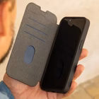 Immagine di Cover policarbonato Nero DBRAMANTE 1928 Helsinki MagSafe -iPhone 15 Pro - Clear/black HE61CLBL1882