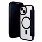 Immagine di Cover policarbonato Nero DBRAMANTE 1928 Helsinki MagSafe -iPhone 15 Plus - Clear/black HE67CLBL1881