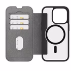 Immagine di Cover policarbonato Nero DBRAMANTE 1928 Helsinki MagSafe -iPhone 15 Plus - Clear/black HE67CLBL1881