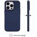 Immagine di Cover silicone Blu DBRAMANTE 1928 Monaco - iPhone 15 Pro Max - Pacific Blue MO67PABL1877