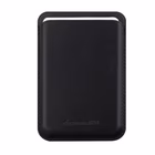 Immagine di Cover pelle Nero DBRAMANTE 1928 Leather wallet with MagSafe - Black ROCCGTBL1894