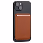 Immagine di Cover pelle marrone DBRAMANTE 1928 Leather wallet with MagSafe - Tan ROCCGT001895