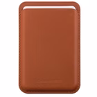 Immagine di Cover pelle marrone DBRAMANTE 1928 Leather wallet with MagSafe - Tan ROCCGT001895
