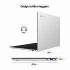 Immagine di Notebook 14" celeron 8.00000 google chrome 64GB SAMSUNG Galaxy Chromebook Go 2 years pick-up and r