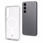 Immagine di Cover tpu + policarbonato Bianco CELLY GELSKINMAG - Samsung Galaxy S23+ 5G GELSKINMAG1034