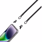 Immagine di Cover tpu + policarbonato Trasparente CELLY FREEDOM CASE - Case iPhone 14 Plus + black lacet FREEDOM