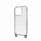 Immagine di Cover tpu + policarbonato Trasparente CELLY FREEDOM CASE - Case iPhone 14 Pro + black lacet F FREED