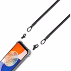 Immagine di Cover tpu + policarbonato Trasparente CELLY FREEDOM CASE - Case Samsung A14 4G/5G + black lace FREED