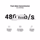 Immagine di Cable 100cm usb-c/lightning mfi w