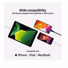 Immagine di Cable 100cm usb-c/lightning mfi w