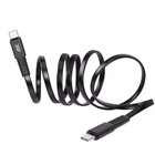 Immagine di Caricabatterie wireless/senza fili Nero USB-C RIVACASE Cavo Piatto USB-C /USB-C da 1,2m Nero NEW PS
