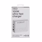 Immagine di Caricabatterie Bianco CELLY PS3GAN100W - 100W Power Station PRO POWER PS3GAN100WWH