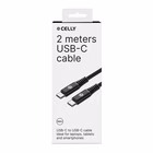 Immagine di USB-C to USB-C cable 100w 2mt bk