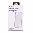 Immagine di Cover tpu + policarbonato Trasparente CELLY ARMOR - Apple iPhone 15 ARMOR1053WH