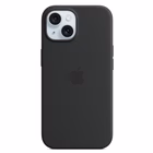 Immagine di Cover MagSafe in silicone colore nero per iPhone 15 Plus