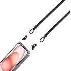 Immagine di Cover tpu + policarbonato Trasparente CELLY FREEDOM CASE - Case iPhone 15 + black lacet FREED FREED