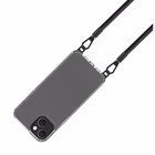 Immagine di Cover tpu + policarbonato Trasparente CELLY FREEDOM CASE - Case iPhone 15 Plus + black lacet FREEDOM