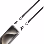 Immagine di Cover tpu + policarbonato Trasparente CELLY FREEDOM CASE - Case iPhone 15 Pro Max + black lace FREED